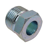 1/8 x 5/16" - 28 Standard Steel Invert Flare Tube Nut"