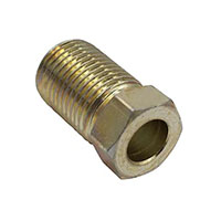 3/16 x 3/8" - 24 Standard Steel Invert Flare Tube Nut (Long)"