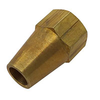 3/16 Inch (in) Tube Size Long Nut Type Society of Automotive Engineers (SAE) 45 Degree Flared Tube Fitting