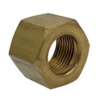 1/4 Compression Union Brass Nut"