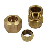 1/8 Inch (in) Tube Size 1/8-27 Thread Size Compression Fitting (166220)