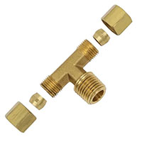 1/4 Inch (in) Tube Size 1/8-27 Thread Size Compression Fitting (172420)