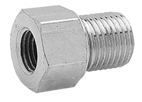 3/16(3/8”-24) Female Invert Flare x 3/16"(1/2”-20) Male Surface Seal Adapter - 2"