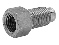 3/16(3/8"-24) Female Invert Flare x 3/16"(10mm x 1.0) Male Invert Flare Adapter - 2"