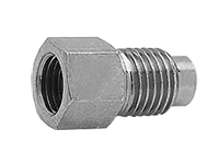 3/16(3/8"-24) Female Invert Flare x 1/4"(7/16"-20) Male Bubble Flare Adapter - 2"