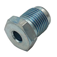 3/16 x 10mm x 1.0 Steel Bubble Flare Tube Nut"