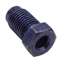 3/16 x 3/8" - 24 Steel Bubble Flare Tube Nut"