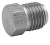 3/16 Inch (in) Tube Size Solid Plug Type Inverted Flared Tube Fitting - 2