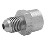 3/16 Inch (in) Tube Size Female Connector Type Society of Automotive Engineers (SAE) 45 Degree Flared Tube Fitting - 2