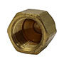 5/16 Inch (in) Tube Size End Cap Type Society of Automotive Engineers (SAE) 45 Degree Flared Tube Fitting