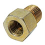 3/16(10mm x 1.0) Female Invert Flare x 3/16"(13mm x 1.50) Male Bubble Flare Adapter"