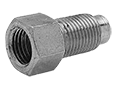 3/16(3/8"-24) Female Invert Flare x 3/16"(10mm x 1.0) Male Invert Flare Adapter - 2"